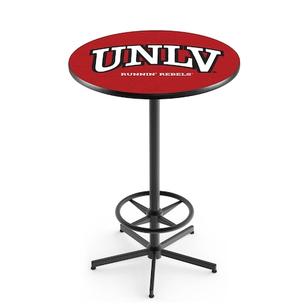 Holland Bar Stool Co 42" Black UNLV Pub Table L216B4228UNevLV